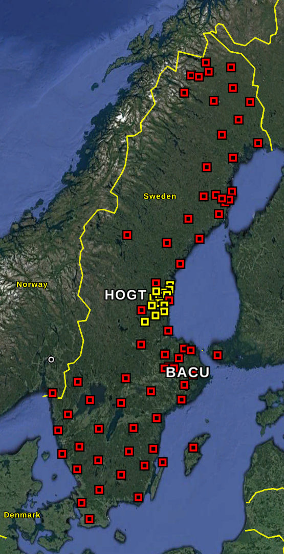 SNSN station Map